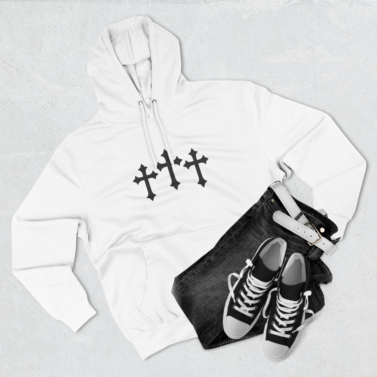 Middle Cross Hoodie